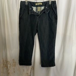Blue Epic Brand Capri Jeans! Size-10, In Used Condition, Cute W/lots Of Details